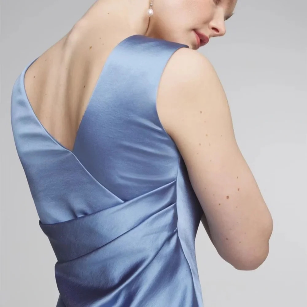 New! White House Black Market Midi Dress/Periwinkle Blue nwt 33628 - Picture 2 of 16